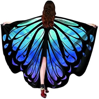 Châle ailes de papillon awayter pour femme - costume d'halloween pour femme, taille
