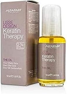 Huile de traitement à la kératine alfaparf lissy design, 50 ml
