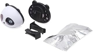 Zhuidjo désodorisant style panda en plastique noir blanc décoration de parfum pour voiture