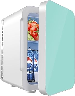 Mini réfrigérateur de grande capacité 22l avec porte vitrée, soins de la peau