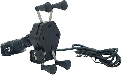 Support de téléphone portable universel pour moto hanling avec chargeur usb pour guidon
