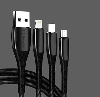 Câble de chargeur huawei 3 en 1 avec chargement multiple compatible avec tous