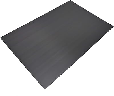 Panneau composite en fibre de carbone 300x200x3 mm avec finition brillante