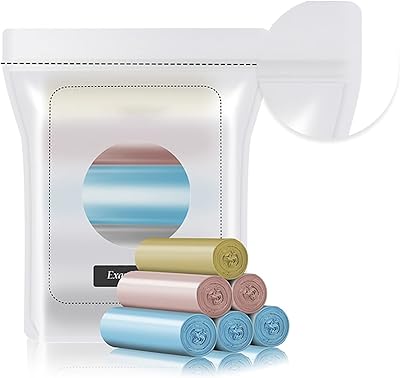 Sacs poubelles en plastique emand (46 x 62 cm, 5 rouleaux/100 pièces)