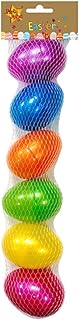 Œufs farcis de pâques 8 cm couleurs nacrées, 6 pièces/paquet
