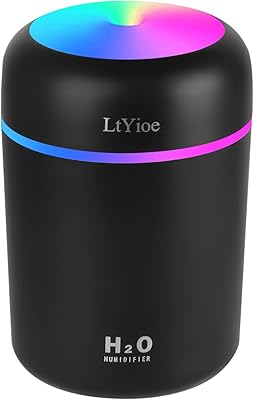 Mini humidificateur portable litewi pour chambre à coucher et bureau personnel avec veilleuse