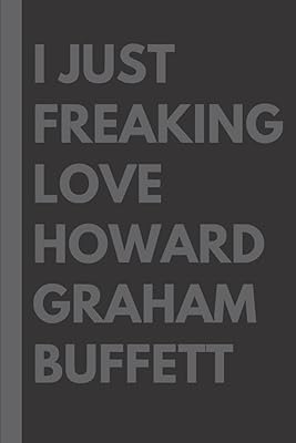 J'adore howard graham buffett : carnet de notes ligné, cadeau d'anniversaire