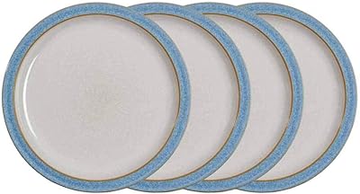 Denby elements 381048905 service d'assiettes 4 pièces bleu 265 x 3