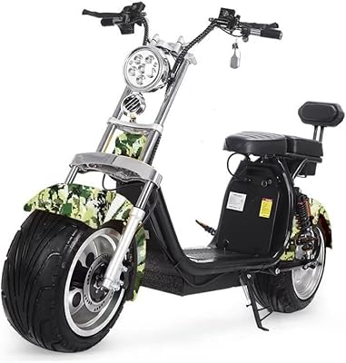 Scooter tendance megawheels coco harley 2000 w avec grosses roues et batterie amovible