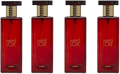 Ajmal eau de parfum sacred love pour femme 4 x 50