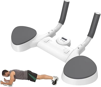 Planche d'exercices abdominaux avec minuterie, entraînement musculaire abdominal plat, équipement de musculation portable