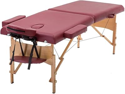 Table de massage portable, lit spa à hauteur réglable, 2 lits de massage