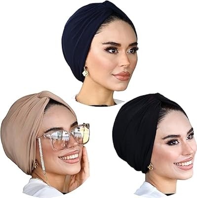 The white shop turban noeud pour femme - hijab pour femme | enveloppements de cheveux - chemo cancer head wraps pour femme | hijab/3pcs. Optimisez votre budget avec Diaytar Sénégal
