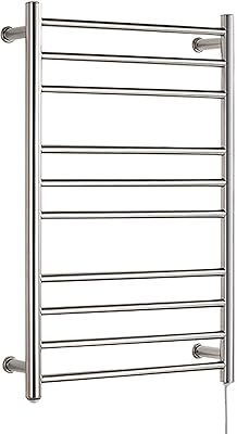 Sèche-serviettes électrique mural en acier inoxydable 304, 88w, distributeur de salle de bain
