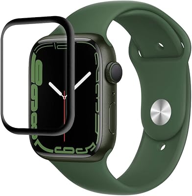 Protecteur d'écran margoun pour apple watch 7 45 mm série 7, résistant aux
