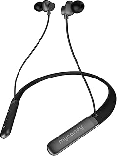 Casque sans fil mycandy bhs 150 avec tour de cou, écouteurs bluetooth