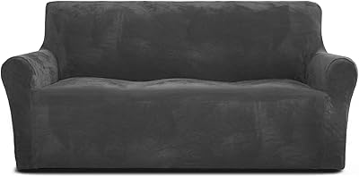 Housse de canapé extensible en velours d&d pour canapé taille 1/2/3/4, housse