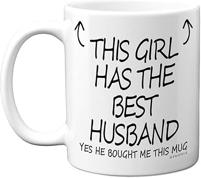 Tasse d'anniversaire pour elle - cette fille a le meilleur mari - cadeaux