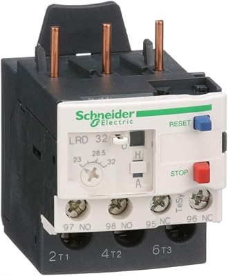 Relais de surcharge électrique thermique schneider - 1no/1nc, 23, 32 a f.l.c, taux