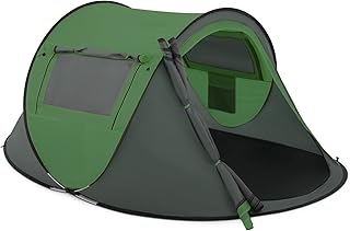 Tente de camping pop-up légère magchion couleur jaune coupe-vent deux portes facile à installer pour la pêche randonnée alpinisme. Diaytar : Des prix qui défient toute concurrence