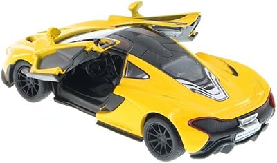 Voiture jouet kensmart 5393d mclaren jaune à l'échelle 1/36