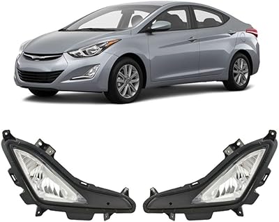 Concept antibrouillard pour hyundai elantra 2014-2016 avec cadres et kit de montage côté