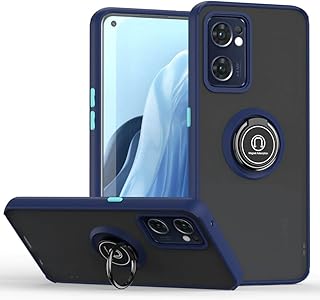 Coque de protection arrière mince en silicone flexible antichoc avec support d'anneau magnétique