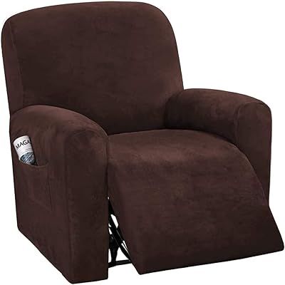 Housse de chaise à bascule extensible une place, 4 pièces, housses de canapé