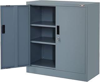 Armoire de rangement avec portes verrouillables armoires en métal pour bureau