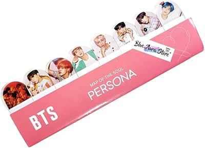 Notes autocollantes blue aura bts (pack de 1) pour les arts et l'artisanat
