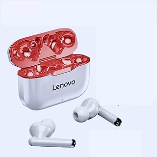 Écouteurs sans fil stéréo bluetooth 5.0 d'origine lenovo lp1 tws avec micro, contrôle