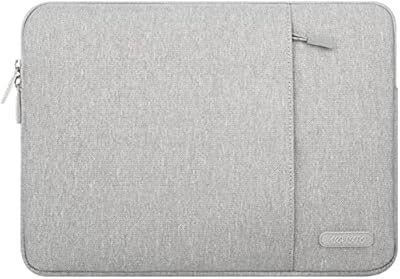 Housse pour ordinateur portable en polyester imperméable de style vertical mosiso avec poche