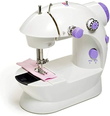Machine à coudre de petite taille lumineuse avec pédale pour un contrôle facile