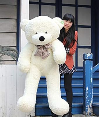 Ours en peluche life-say grand 140 cm (blanc)