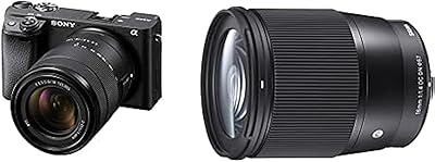 Appareil photo sans miroir sony alpha a6400 avec kit d'objectif 18-135 mm