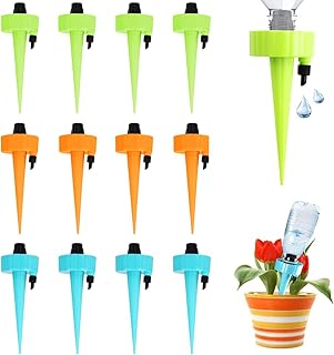 Pack de 12 dispositifs d'arrosage pour plantes, pointes d'arrosage automatique, goutteur d'arrosage