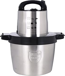 Hachoir à viande électrique en acier inoxydable 6l pour légumes, fruits et noix