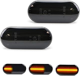 2 feux de position latéraux led dynamiques gempro ambre fumé compatibles avec golf4