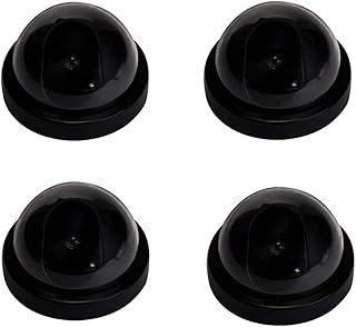Caméra de sécurité faux dôme pkptp avec capteur de lumière led (noir) 4