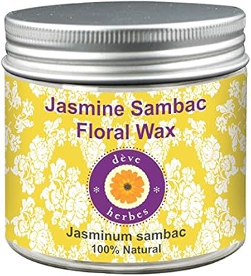 Cire de fleur de jasmin sambac pure dave herbs (jasminum sambac) qualité thérapeutique