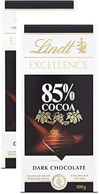 Morceaux de chocolat noir lindt excellence - 100 g, paquet double