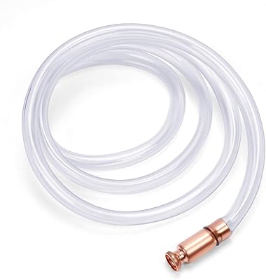 Pompe à siphon à gaz polyvalente de 6 pieds, facile à utiliser, tube de valve de 1/2 pouce (blanc). Achetez en toute sérénité sur Diaytar