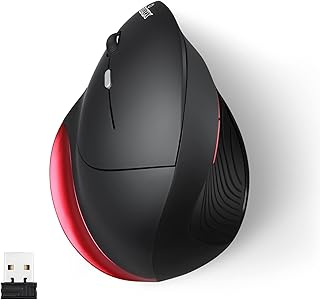 Souris gauche sans fil pyrex 718 de conception verticale ergonomique