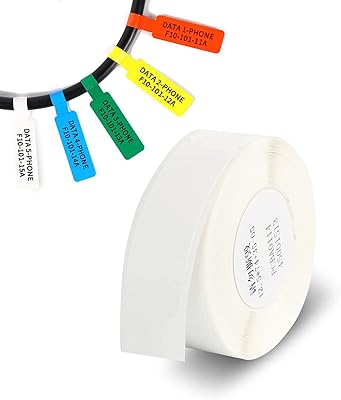 Étiquettes de câble d11, 65 pièces d'étiquettes de câble d'ordinateur flexibles et résistantes