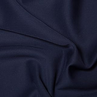 Crs fur fabrics scuba jersey knit stretch spandex fabric material - marine, 1mtr