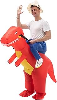 Costume d'animal d'équitation de dinosaure gonflable pour adulte, costume de cosplay d'halloween fantaisie mignon. Redéfinissez vos attentes shopping avec Diaytar