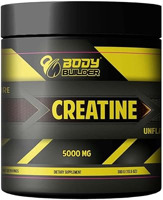 Poudre de monohydrate de créatine | monohydrate de créatine bodybuilder 5000 mg (sans saveur, 60 portions). Diaytar : Des prix mini pour un service maxi