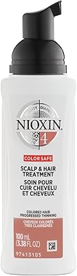 Traitement du cuir chevelu et des cheveux nioxin system 4 colorés avec amincissement