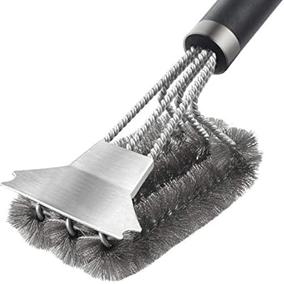 Brosse de nettoyage de gril u-home, brosse et grattoir pour barbecue, nettoyant pour gril en acier inoxydable avec poils métalliques tissés durables, outil de nettoyage de gril sûr. Profitez des meilleurs deals du Sénégal sur Diaytar