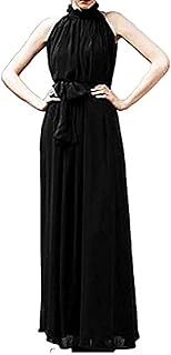 Robe une pièce bohème en mousseline kaerdiya avec jupe extra longue, modèle d3078